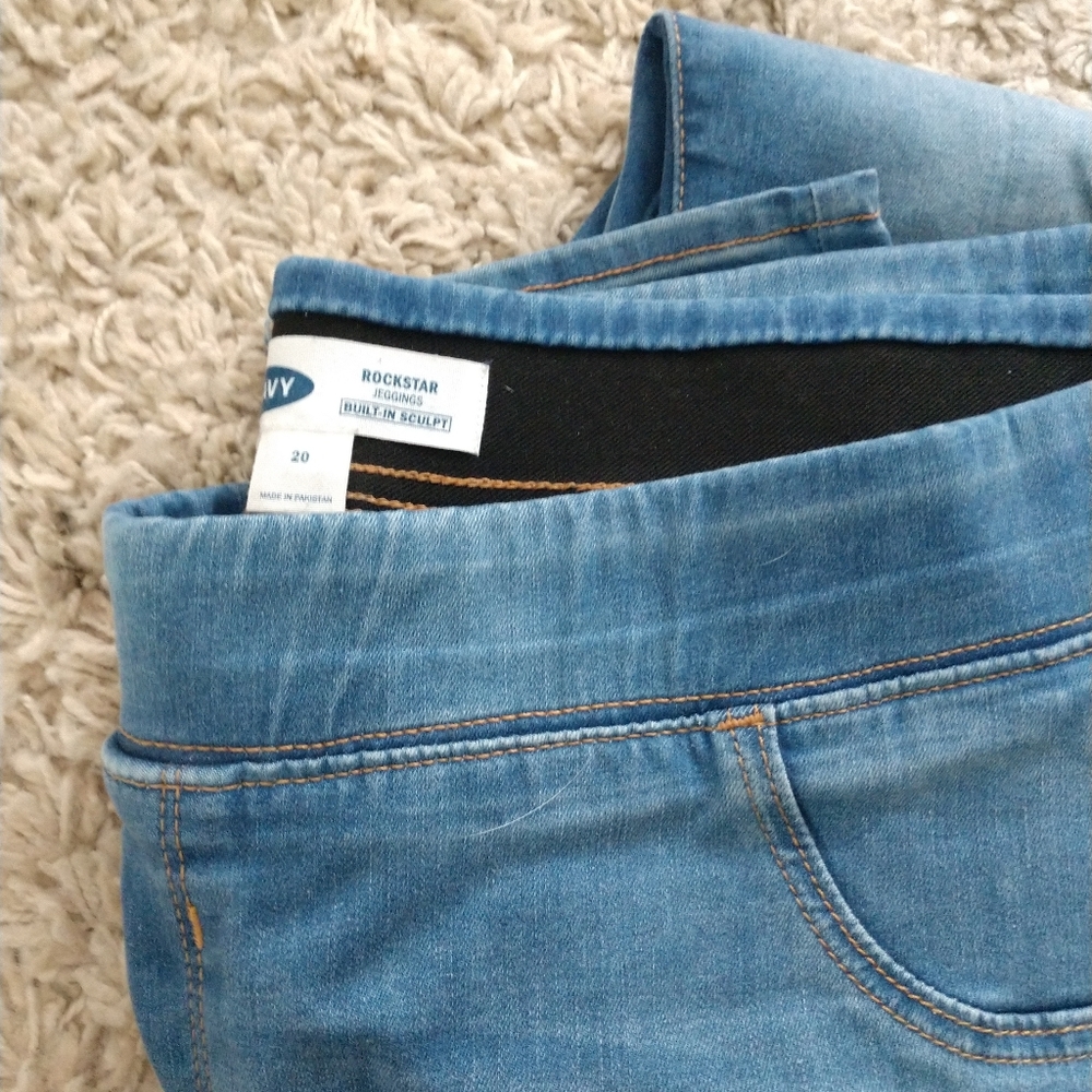 Old navy rockstar pull on jegging